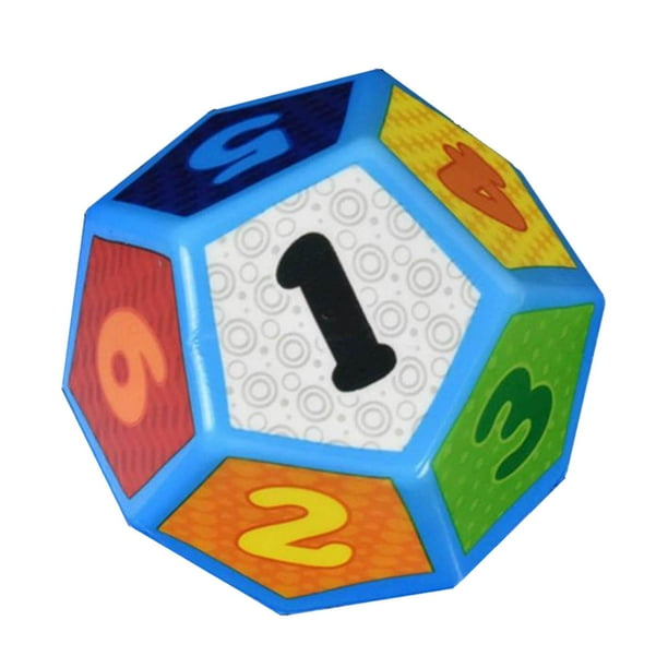Dados de 12 caras , accesorios de , juguetes educativos, juguetes de entretenimiento, troquel de espuma de 60G para de , , Números yotijar jugar a los dados