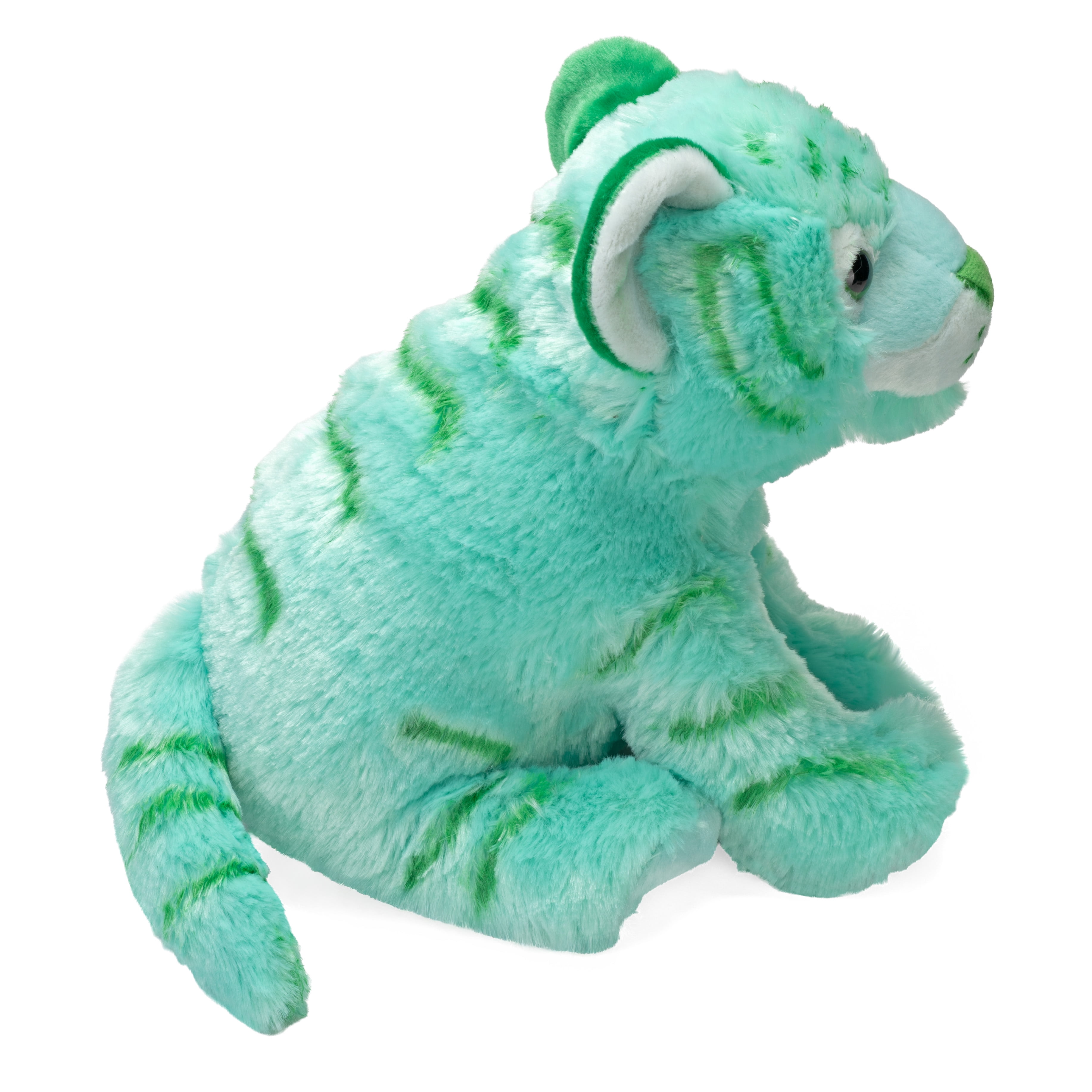 Wild Republic Tiger Stuffed Animal, Plush Toy, Gifts for Kids, Mint Green, Cuddlekins 12 Inches