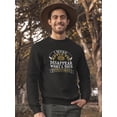 thumbnail image 2 of I Make Apple Pie Disappear Quote Sweatshirt Men -Image by Shutterstock, Male x-Large, 2 of 4