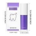thumbnail image 3 of Purple Toothpaste for Teeth Whitening Teeth Refresher Purple Color Corrector Booster Toothpaste 3D Teeth Whitening Kit for Tooth Stain Removal Enhances Tooth Brightness, 3 of 9