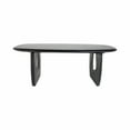 thumbnail image 4 of Sagebrook Home 51" Black Mango Wood Modern Mid-Century Coffee Table - Elegant Living Room Furniture For Contemporary Homes, 4 of 6