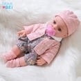 thumbnail image 2 of Muñeca Reborn de silicona realista de 30 cm con ropa, 2 of 5