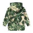 thumbnail image 3 of Xyxonk Camo Hoodies for Girls Toddler & Kids 10-12 Years Long Sleeve Maple Leaf Print Trendy Camouflage Sweatshirts with Pocket Fall Winter Hunting Fleece Clothes,Green 90, 3 of 4