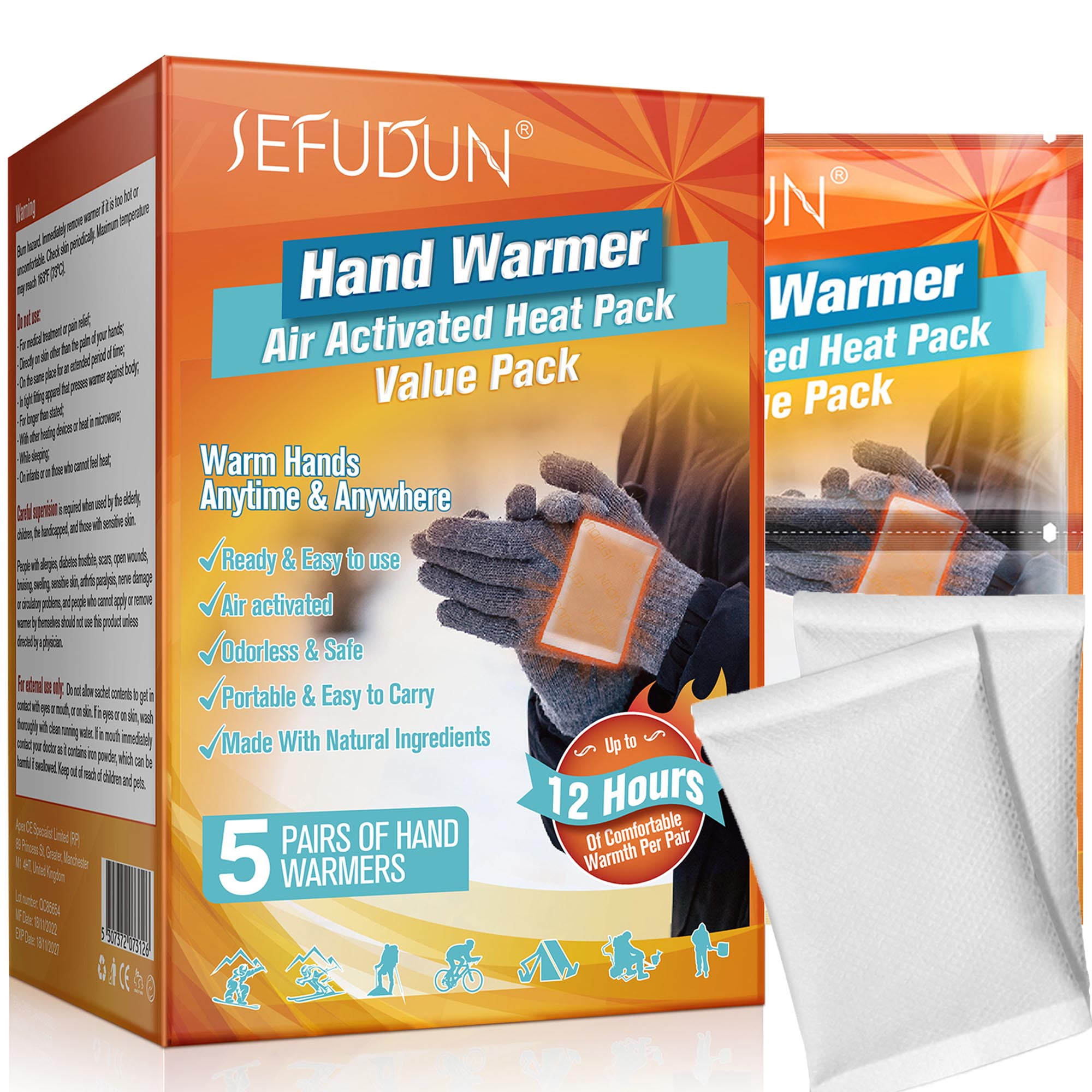 Hand Warmer Big Pack (12 pair)