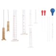thumbnail image 4 of Graduated Cylinder Set,Borosilicate Glass Measuring Cylinders in with Pipettes/Stirring Rods/Clean B, 4 of 5