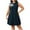 Blue, variant on Plus Size Work Dresses for Curvy Women Floral Church Wedding Guest Dresses Sleeveless Semi Formal Summer Dress Black, 3XL