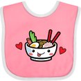 thumbnail image 3 of Inktastic Ramen Japanese Noodles Lover Boys or Girls Baby Bib, 3 of 4
