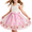 Butterfly-1, variant on Toddler & Little Girls Princess Tulle Dress, Sleeveless Lace Flower Girl Dress with 3D Butterflies, Rainbow Gradient Sequin Tutu Dress for Birthday Party, Wedding, Pageant, Holiday Performance