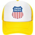 thumbnail image 1 of Union Pacific Railroad Casual Baseball Cap Mesh Sports Cap Yellow, 1 of 7