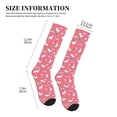 thumbnail image 2 of Lsque Yoga Unicorn Pattern Sport Compression Socks for Men & Women 15-20 mmHg Knee High Nurse Pregnant Running Medical and Travel Athletic, 2 of 6