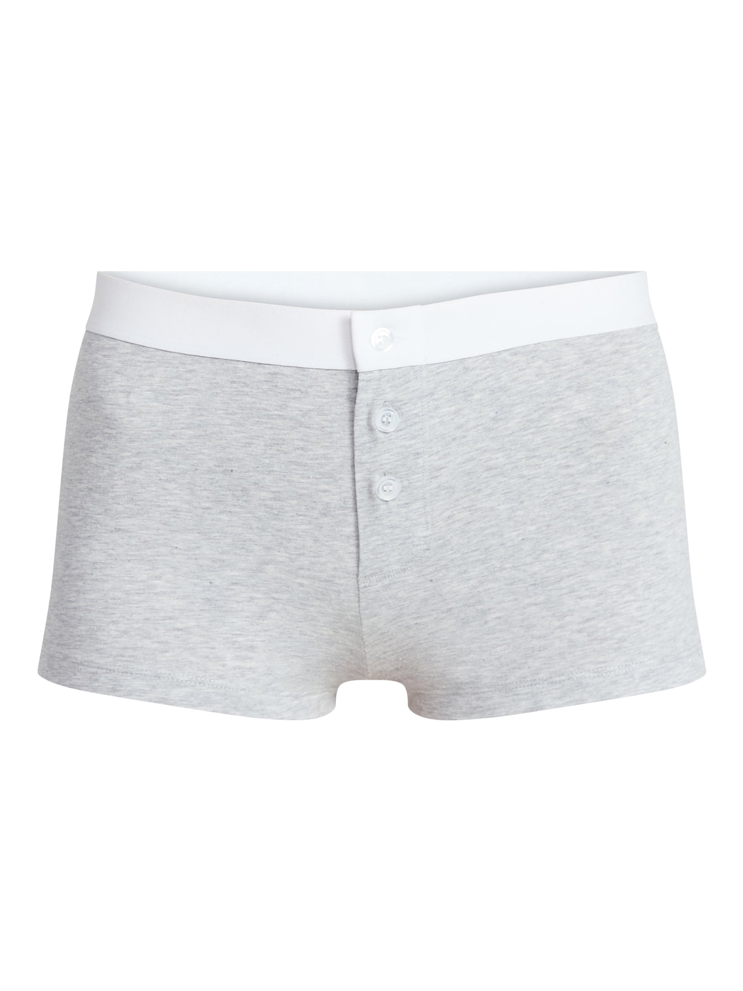 No Boundaries Women's Cotton Jersey Boyshort Panties, Sizes XS-XXXL