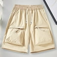 thumbnail image 2 of Mlzmgr Cargo Shorts for Men with Multi Pokcets S-4XL Waist Shorts Summer Hiking Quick Drying Short Pants, 2 of 6