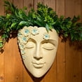 thumbnail image 5 of Rirozkan Resin Face Planter, Wall Mounted Head Shaped Flower Pot for Outdoor Garden Landscape Patio Living Plants Decor, 5 of 8