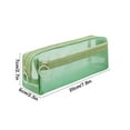 thumbnail image 3 of Cute Mesh Yarn Pencil Case Elementary School Student Stationery Bag Large Capacity Zipper Pencil Case Stationery Storage Bag, 3 of 5