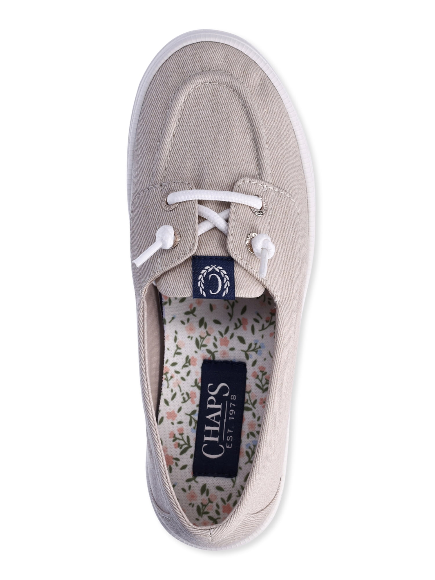 Chaps Women’s Fairwinds Canvas Slip-On Boat Shoes, Sizes 6-11