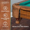 thumbnail image 3 of EastPoint Sports Masterton Billiard Bar-Size Pool Table 87 Inch or Cover, Green – Perfect for Family Game Room, 3 of 5