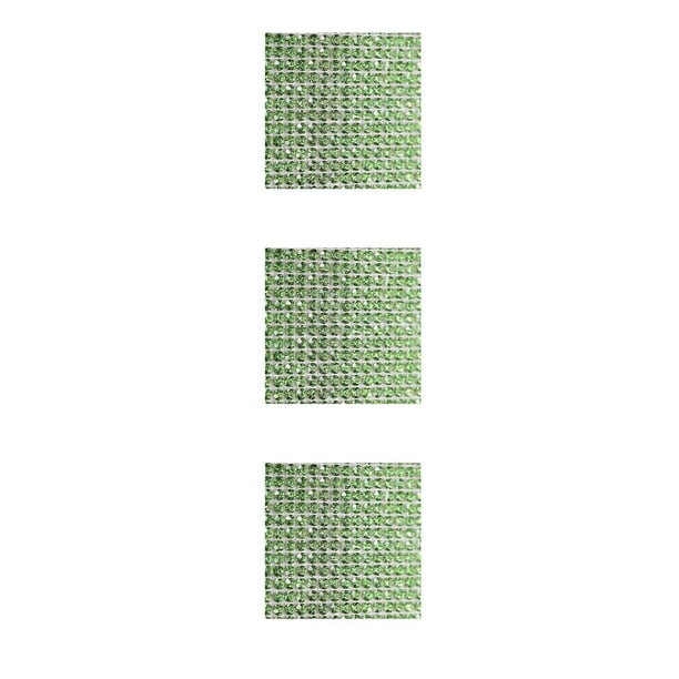 Bewildely Crystal Rhinestone Ribbon Glitter Sticker Exquisitos artículos para el hogar para el teléfono del automóvil ligth green 8 pegamento de fusión verde claro 8 pegamento termofusible 3piezas Bewildely CBP223954