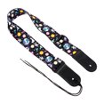 thumbnail image 1 of Kids Guitar Strap Genuine Leather End and Polyester Guitar Shoulder Strap, 1 of 9