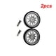 thumbnail image 5 of Tholdsy Neumáticos delanteros de eje de rueda de coche con Control remoto 2X, piezas de vehículo controladas de alta resistencia, regalos DIY Type2 NO2, 5 of 6