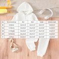 thumbnail image 4 of Zuwimk Toddler Boy And Girls Clothes Long Sleeve Hooded Pullover Sweatshirt + Pants 2pcs Fall Winter Outfit Set(T036-White), 4 of 9