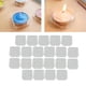 thumbnail image 4 of Vasos de plástico transparente para velas de té, recipientes para cera de velas, moldes para velas, decoración para bodas y el hogar. Forma cuadrada 20 piezas, 4 of 8