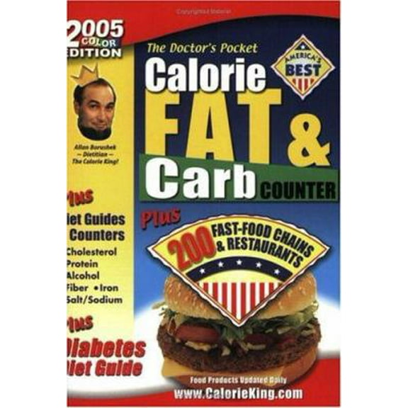 Pre-Owned The Doctor's Pocket Calorie, Fat & Carbohydrate Counter (Paperback) 1930448090 9781930448094