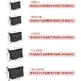 thumbnail image 2 of Vercord Premium Nylon Purse Organizer Tote Handbag Insert Organizers Bag in Bag Zipper 13 Pockets Black Large, 2 of 6