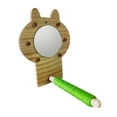 thumbnail image 3 of balikha Bird Parakeet Mirror for Cage,Parrot Perch Stand,Wooden Parakeet Accessories,Bird Toy for Parakeets,Grey Macaw,Conures,Finch, 3 of 9