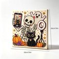 thumbnail image 3 of Halloween Ghost Clear Crystal Painting Kit, 7.87 x 7.87 In Plastic 3D Crystal Art Craft for Beginner Fall Home Wall Decor and Party Gifts，A#, 3 of 7