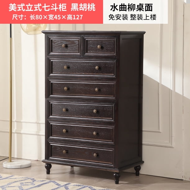 Armarios De madera De estilo americano para el hogar, cajones modernos De lujo para dormitorio, almacenamiento nórdico, muebles De rango
