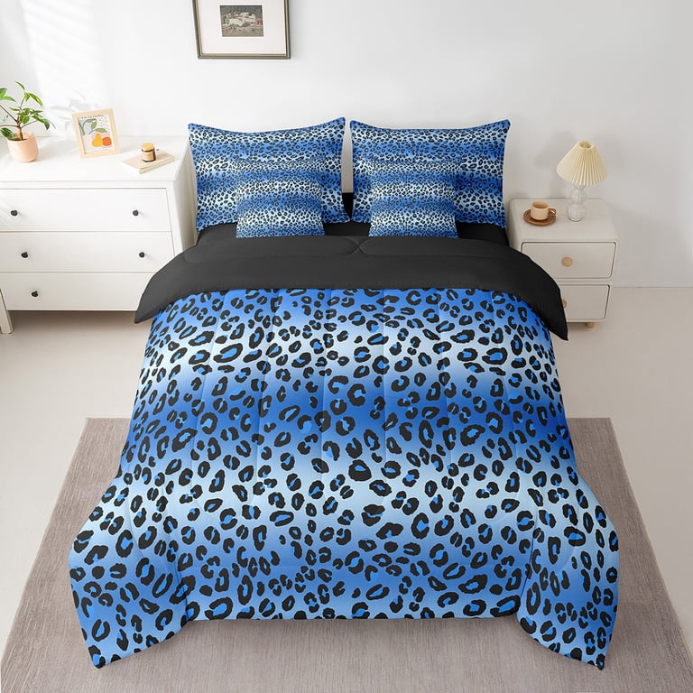 Erosebridal Leopard Animal Print Bedding Sets Queen Size, Western