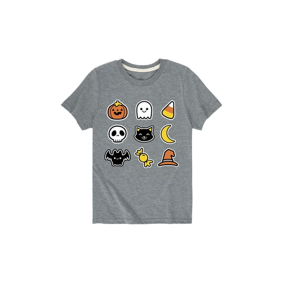 Instant Message - Halloween Cute Icons - Youth Short Sleeve Tee