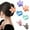 flower+heart+butterfly, variant on 6 Pcs Heart Nonslip Hair Jaw Clips - Cute Hair Styling Accessories for Women's Thin or Thick Hair (Pink)