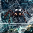 thumbnail image 5 of Wadada Halloween Spiders Decoration,Outdoor Halloween Spider Decor Outside, Cute Fake Black Spider,Realistic Hairy Spiders for Indoor Haunted House Prop Yard Lawn Garden Decor(11.8x2.4 Inch, Orange), 5 of 5