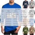 thumbnail image 2 of ThriftyPlait Men Fall Halloween Tops Casual Plus Size Crewneck Long Sleeve Pullover Linghtweight Party Outfit Basic Daily Wear Tee, 2 of 4