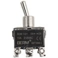 thumbnail image 2 of Heavy Duty 12V Car Toggle Switch Metal Double Pole On/Off/On Center Off with Screw Terminal and Circular Fixing Hole, 2 of 8