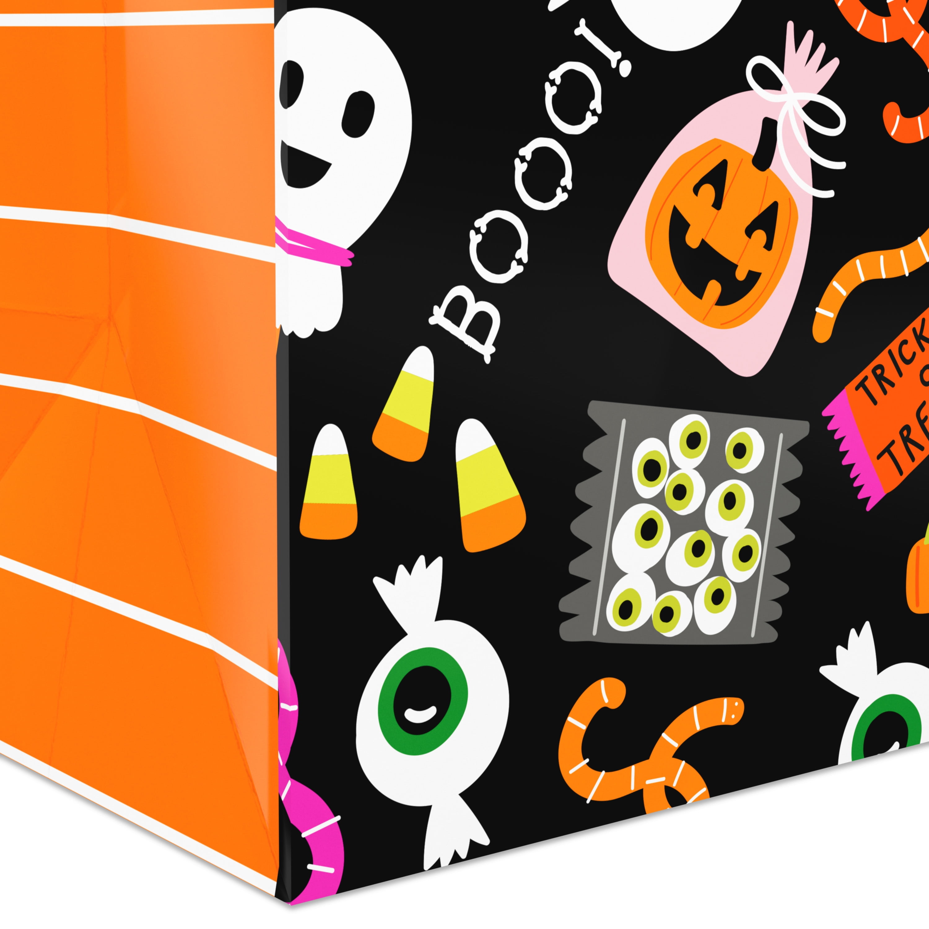 Hallmark Extra-Deep Halloween Gift Bag (Colorful Candy), 1 Count