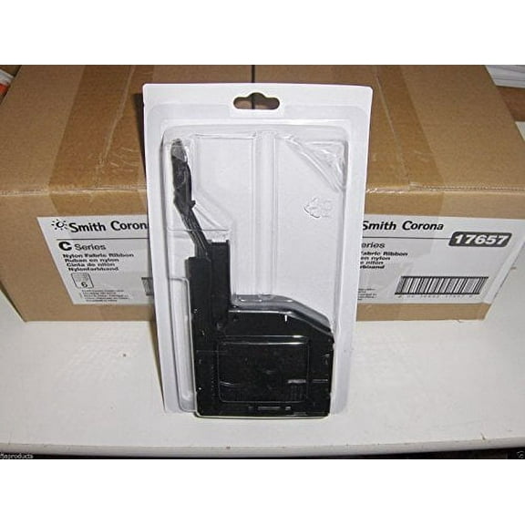 Smith Corona C17657 Black Nylon Fabric Ribbon Typewriter Cartridge 17657