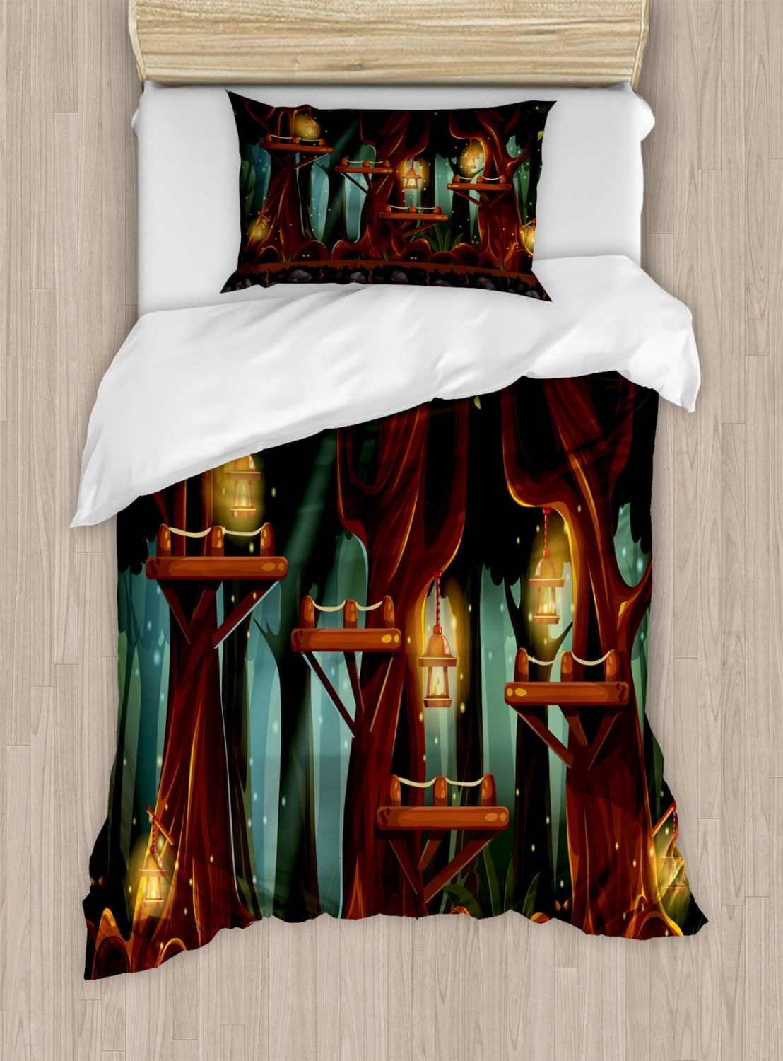 Witches Among Trees WN0108064CL Duvet Cover Set main image 1