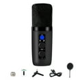thumbnail image 1 of Condensador de micrófono USB RGB 192KHz / 24bit Micrófono de grabación con soporte y anillos de luz Abanopi Micrófono, 1 of 7
