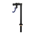 thumbnail image 1 of Grifo de llenado de vidrio para montaje en cubierta, grifo universal para llenado de agua potable sólida 26cm negro, 1 of 9