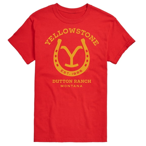 Yellowstone - Horseshoe Lockup - Men's Short Sleeve Graphic T-Shirt