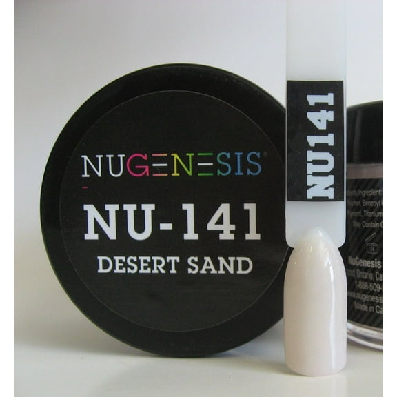 NUGENESIS Nail Color Dip Dipping Powder 1oz/jar - NU141 Desert Sand