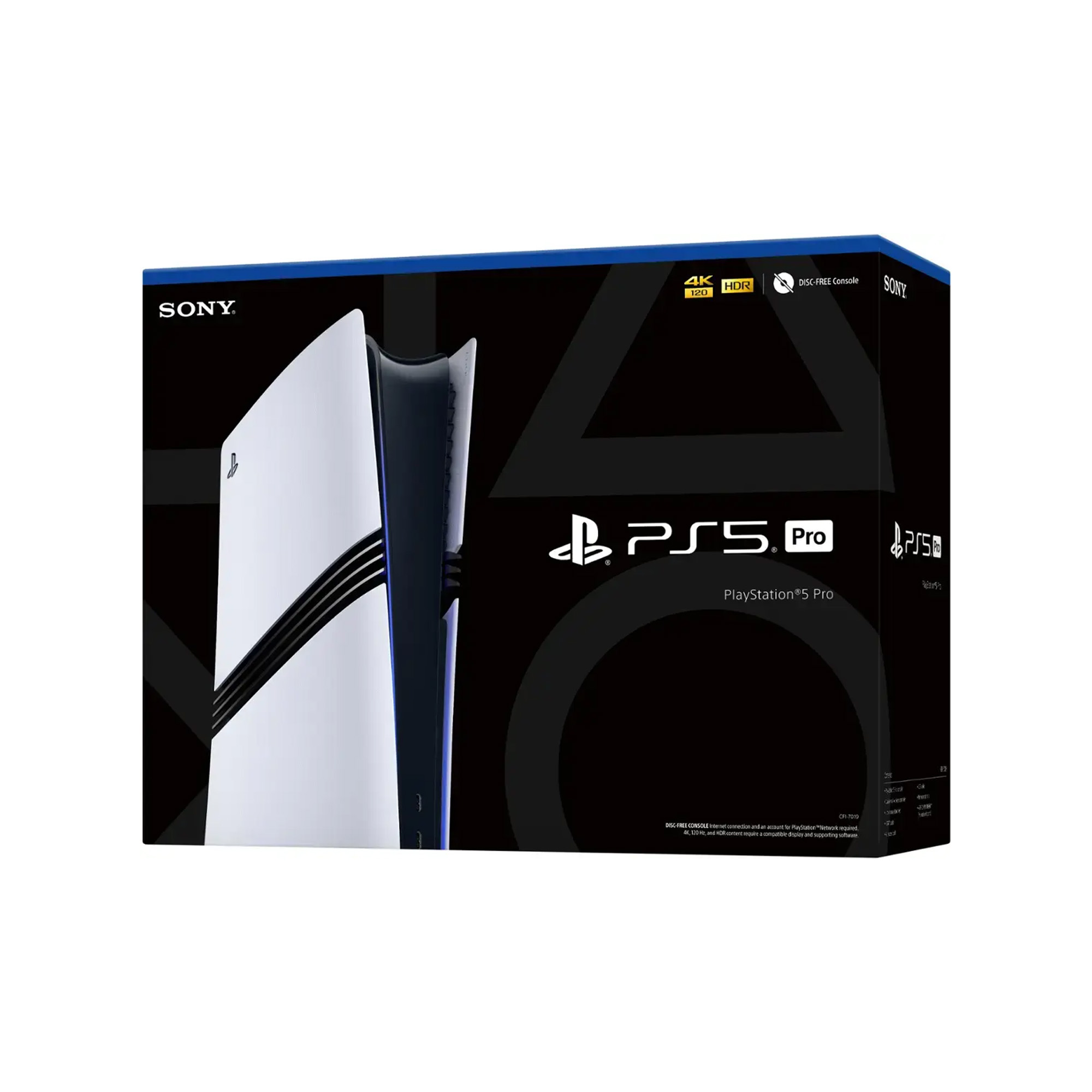 PlayStation 5 Pro con SSD de 2TB Consola Digital con Dos Controles, DualSense Blanco y Negro Medianoche y Cargador Dual de Controles Mytrix - Consola PS5 Pro Insignia 7