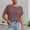 Pink, variant on Women's Indian Block Print Graphic Tee Crew Neck Short Sleeve Regular Fit Casual Lightweight Summer Top