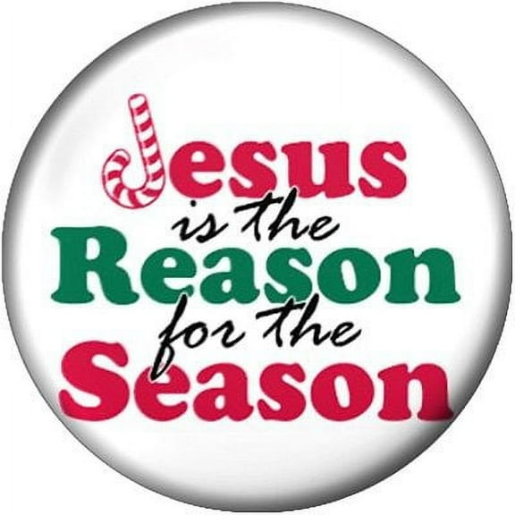 Snap button Jesus is the reason for the season Christmas 18mm charm chunk