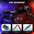 thumbnail image 4 of 8PCS Motorcycle RGB Led Light Kit Waterproof Multi Color Atmosphere Neon Accent APP and Remote Control Underbody Strips for Harley Davidson Honda Kawasaki Suzuki, 4 of 10