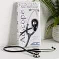 thumbnail image 2 of Adscope 603 Clinician Stethoscope, Black Tube, 22 inch 603BK, 1 Ct, 2 of 5