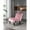 Pink, variant on Modern Accent Chair,Upholstered Single Sofa Chair with Soft Back and Wood Legs,Curved Backrest Casual Fabric Chairs for for Bedroom Living Room Office,Pink