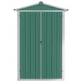 thumbnail image 3 of vidaXL Garden Shed Green Galvanized steel, plastic Standard Garden Shed, 3 of 6